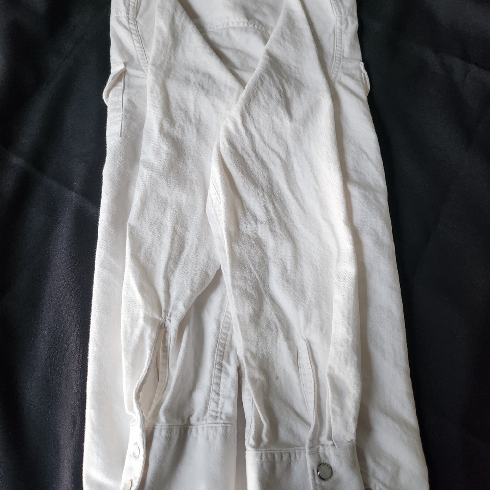 Levi's White Denim Shirt - Picture 8 of 10